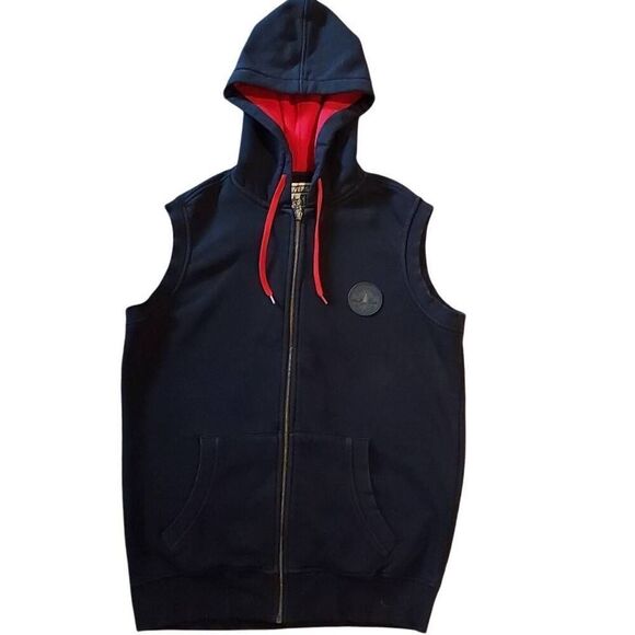 Converse All Star Sleeveless Hoodie - Picture 1 of 4